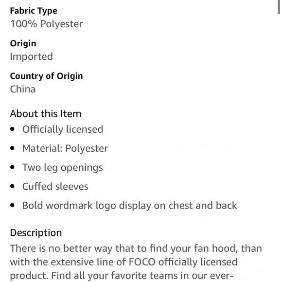 NWT NFL Buffalo Bills Ugly Sweater Print Pajamas - Picture 7 of 7